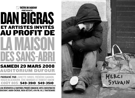 Bigras pour la Maison des Sans-Abri.