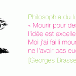 Philosophie du lundi.